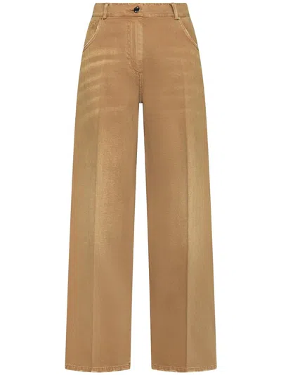 Seventy Whiskering-effect Jeans In Brown
