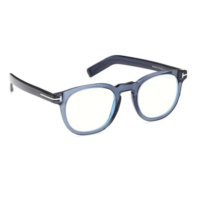 Tom Ford Full-rimmed Plano Lenses In Blue