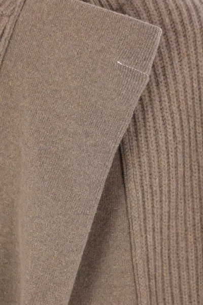 Mm6 Maison Margiela Sweaters In Brown