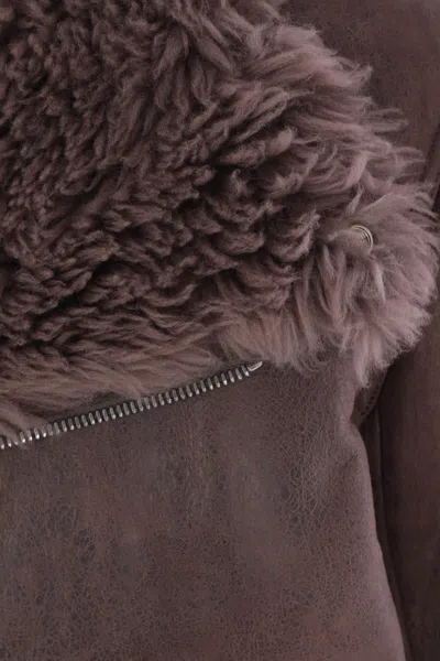Rick Owens Jackets In Brown