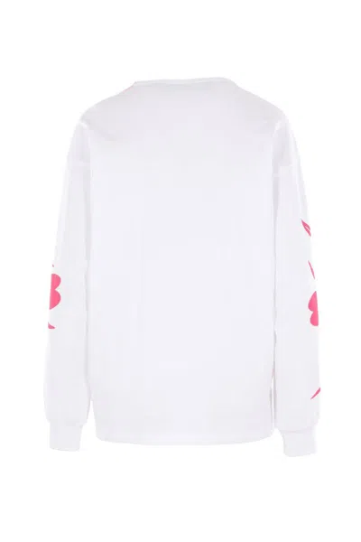 Chopova Lowena Bashful Oversize Jersey Graphic T-shirt In White