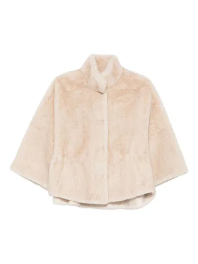 Valentini 1972 Funnel-neck Jacket In Neutral