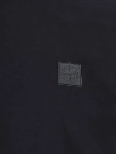 Stone Island T-shirt And Polo Shirt In Blue