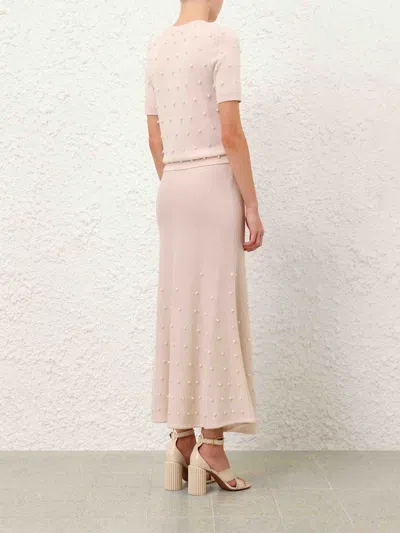 Zimmermann Knit Bead Jersey In Neutral