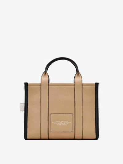 Marc Jacobs The Colorblock Medium Tote Bag In Brown