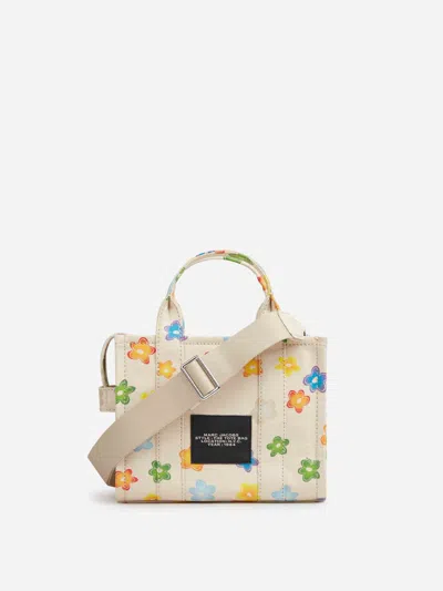 Marc Jacobs The Wild Daisy Canvas Small Tote Bag In Multi