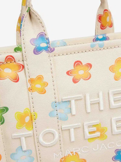 Marc Jacobs The Wild Daisy Canvas Small Tote Bag In Multi