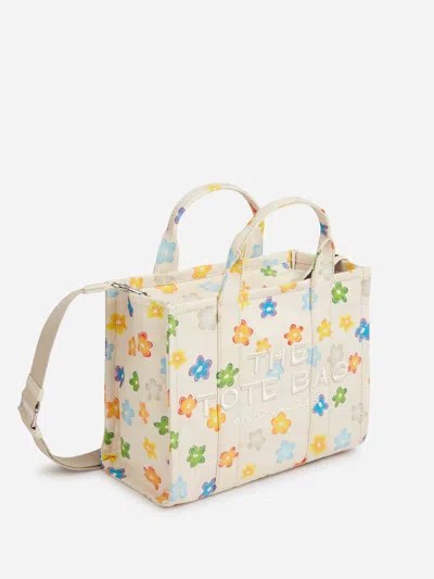Marc Jacobs The Wild Daisy Canvas Medium Tote Bag In Multi