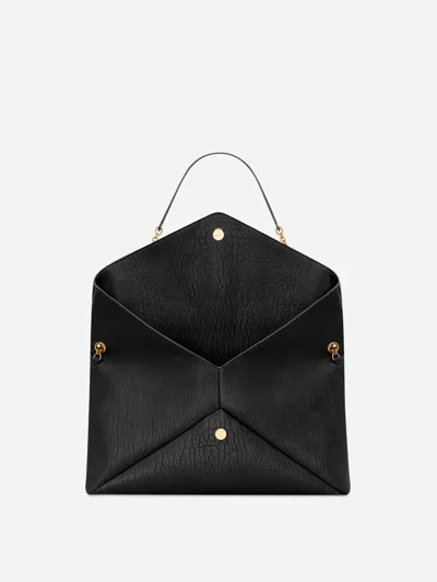 Saint Laurent Bag Cassandre Leather In Black