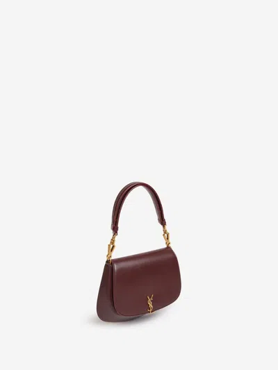 Saint Laurent Voltaire Mini Bag In Red