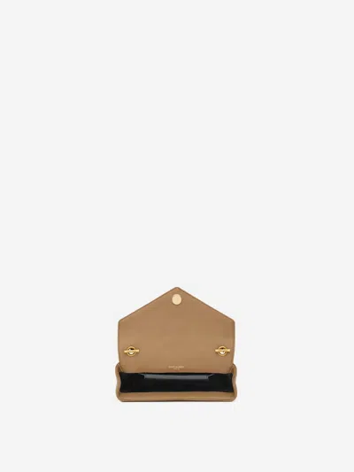 Saint Laurent Loulou Mini Bag In Lambskin In Brown
