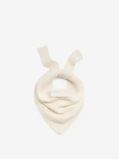Jacquemus Le Chale Gros Grain Alpaca-blend Scarf In Neutral