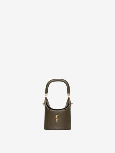 Saint Laurent Gaby Buck Bag In Black