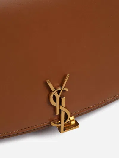 Saint Laurent Voltaire Tassels Bag In Brown