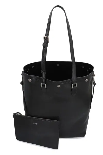 Dolce & Gabbana Versatile Leather Tote Bag With Adjustable Straps In Black