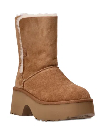 Ugg Camel Suede Esmee Boots In Brown