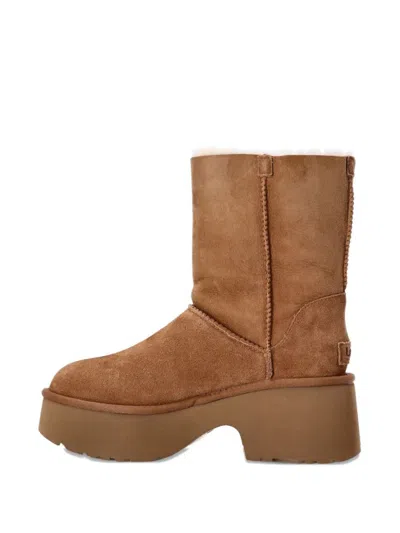 Ugg Camel Suede Esmee Boots In Brown