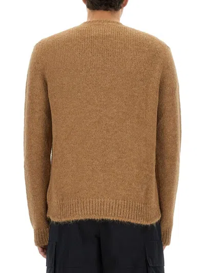 Jil Sander Beige Alpaca Wool Sweaters In Brown