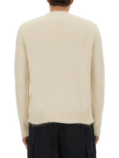 Jil Sander Relaxed Fit Alpaca Blend Sweater In Multi