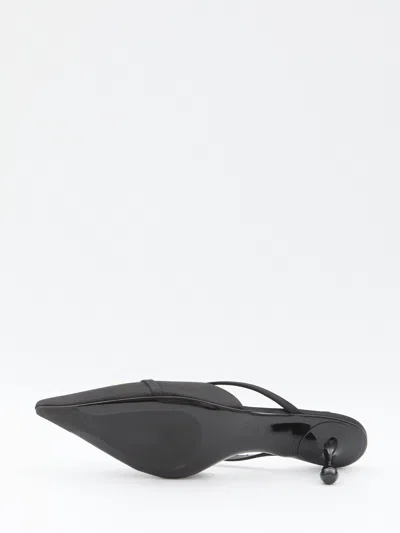 Jimmy Choo Sana Leather Mules In Black