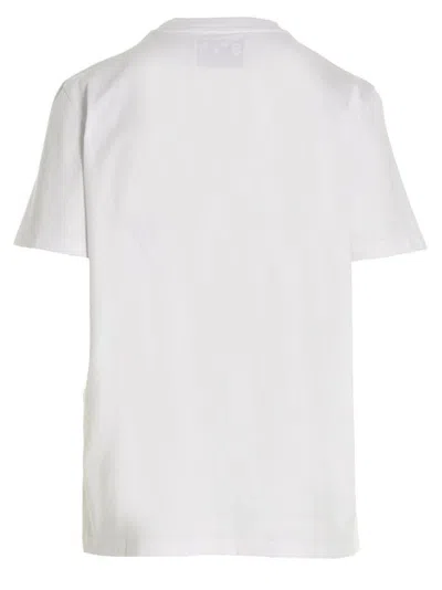 Golden Goose Iconic Star Logo Short Sleeve T-shirt In White