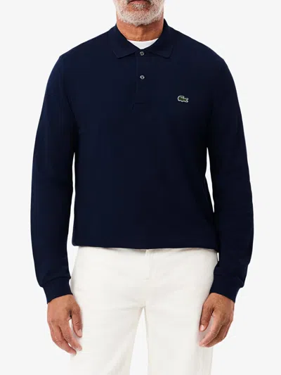 Lacoste Classic Fit Long-sleeved L.12.12 Polo Clothing In Blue