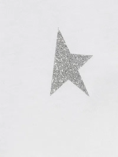 Golden Goose Women T-shirt 'small Star' In White