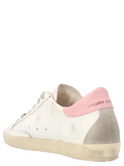 Golden Goose Women Super-star Leather Sneakers In Pink