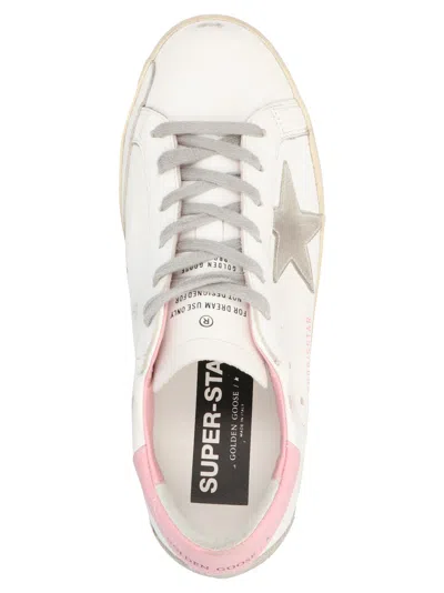 Golden Goose Women Super-star Leather Sneakers In Pink