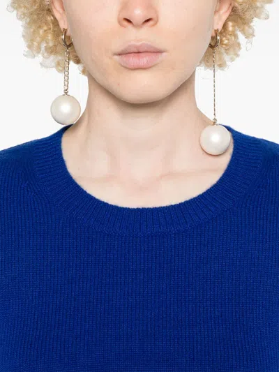 Lisa Yang Mable Cashmere Crewneck Sweater In Blue