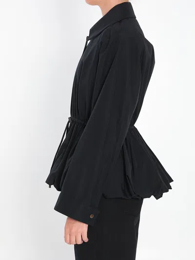 Loewe Cotton-blend Jacket In Black