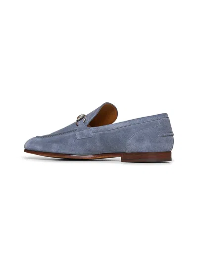 Gucci Men Dark Grey  Jordaan Loafers In Gray