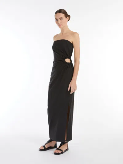 Max Mara Silva Dress In Black