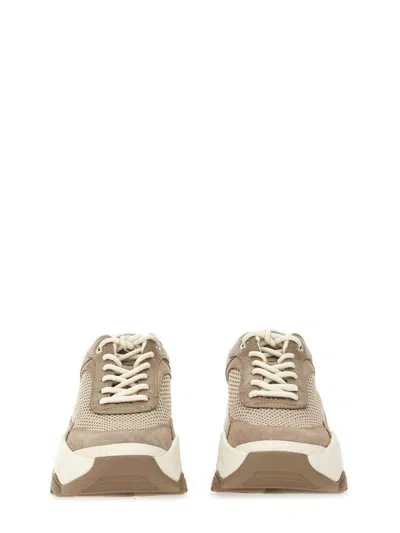 Michael Michael Kors Atlas Leather Sneaker In Brown