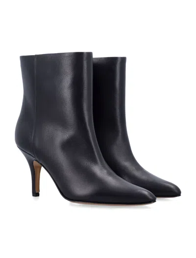 Mm6 Maison Margiela Pointed Toe Stiletto Heel Ankle Boot In Black