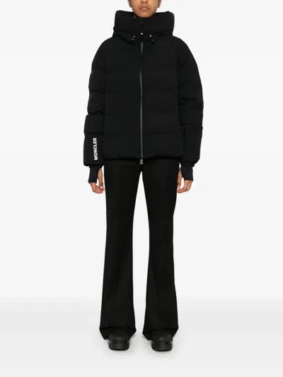 Moncler Grenoble Black Down Jacket In Black