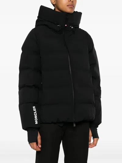 Moncler Grenoble Black Down Jacket In Black