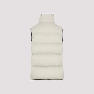 Moncler Light Grey Guersac Vest In White