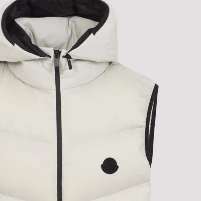Moncler Light Grey Guersac Vest In White