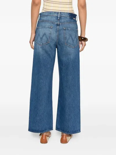 Mother Washed Blue Jeans The Kick It In Blue