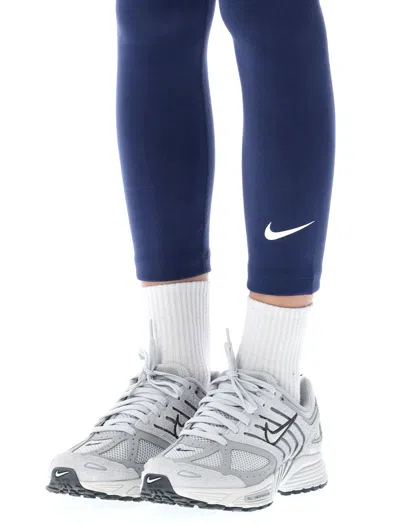 Nike Therma-fit High Waist Leggings In Blue