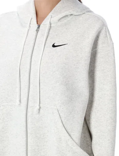 Nike Full Zip Hoodie Os In Gray