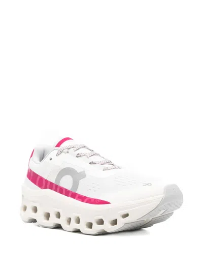 On Running Cloudmonster Sneakers With Sculpted Sole And Bold Accents In Multi