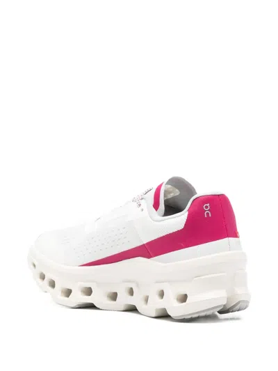 On Running Cloudmonster Sneakers With Sculpted Sole And Bold Accents In Multi