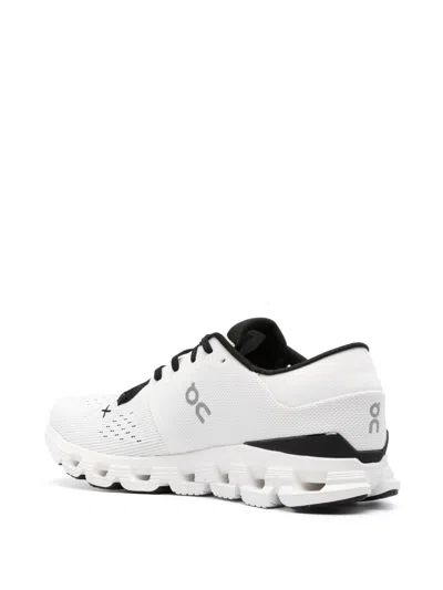 On Running White Fabric Sneakers In White