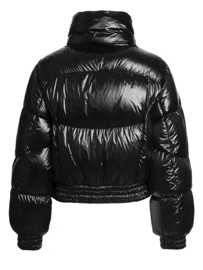 Parajumpers Cozy Short Hooded Down Jacket In Black