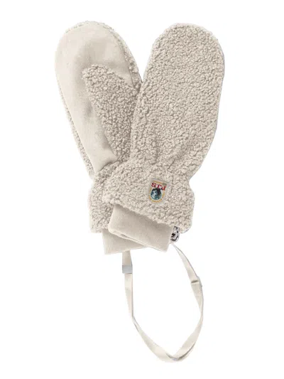 Parajumpers Panelled Mittens In White