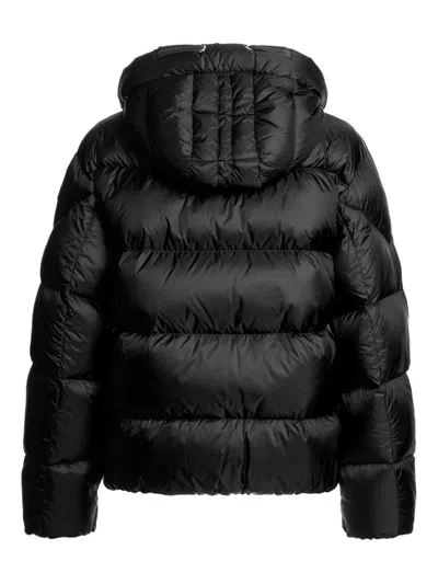 Parajumpers Tilly Womens Hooded Down Padded Jacket In Black