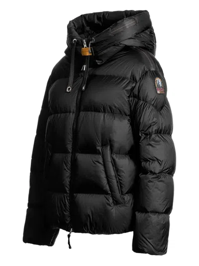 Parajumpers Tilly Womens Hooded Down Padded Jacket In Black