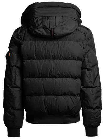 Parajumpers Wilmont Hooded Down Bomber In Black